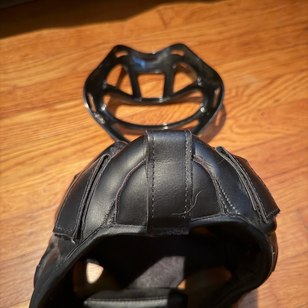 Black RDX boxing headgear w/ guard - Picture 6 of 7